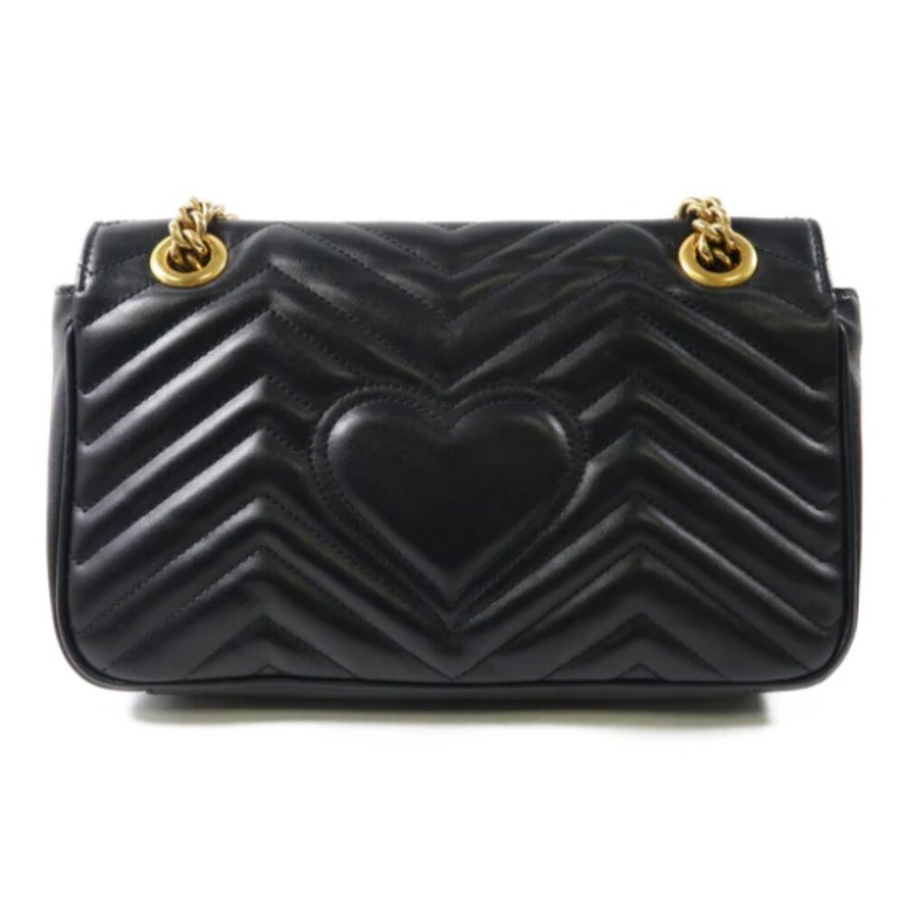 Gucci GG Marmont Black Shoulder Bag - Picture 3 of 6